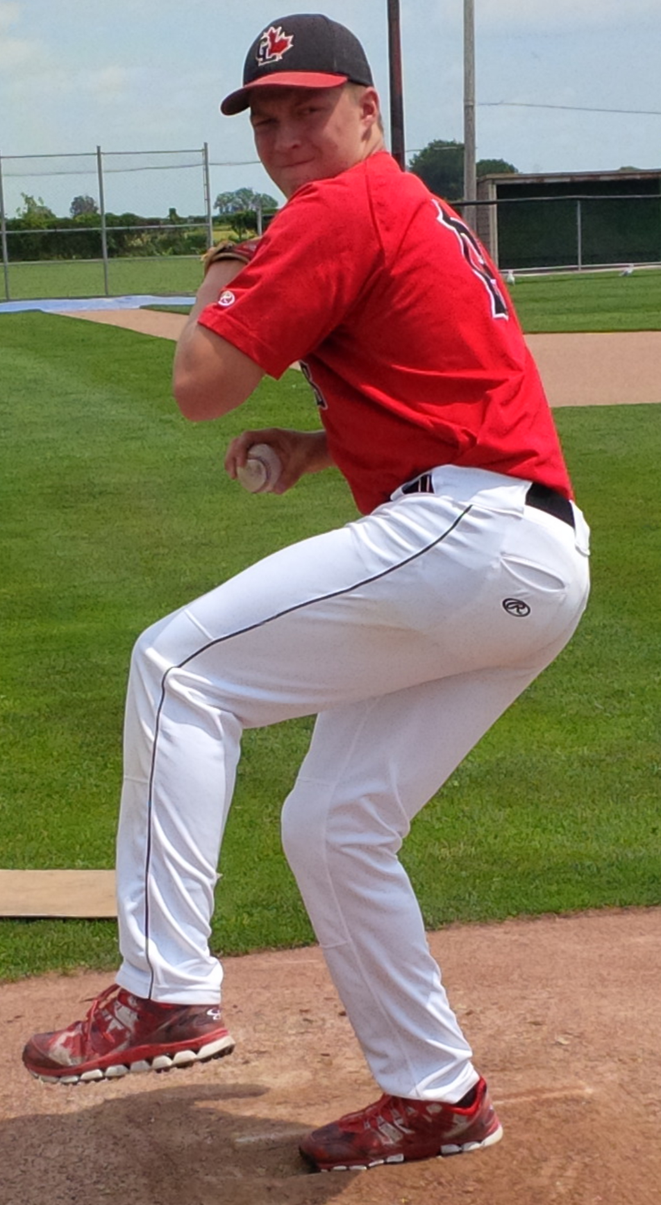 Jameson Hart pitching